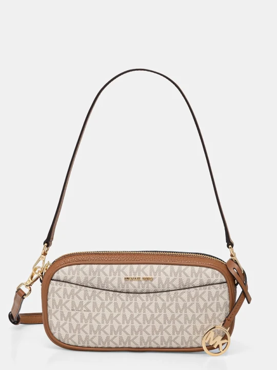 Zdjęcie produktu MICHAEL Michael Kors torebka crossbody damska z imitacji skóry May beżowy