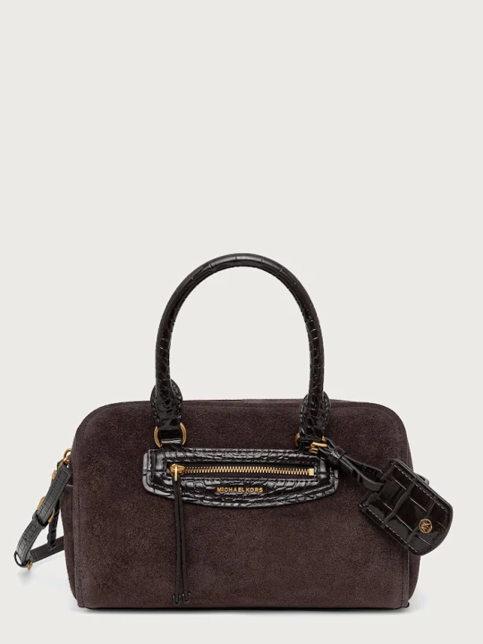 Zdjęcie produktu MICHAEL Michael Kors torebka crossbody damska zamszowa brązowy