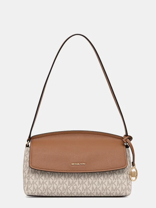Zdjęcie produktu MICHAEL Michael Kors torebka damska z imitacji skóry Landry beżowy