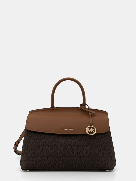 Zdjęcie produktu MICHAEL Michael Kors torebka damska z imitacji skóry Landry brązowy
