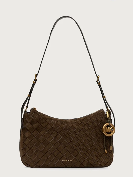 Zdjęcie produktu MICHAEL Michael Kors torebka damska zamszowa NOLITA zielony
