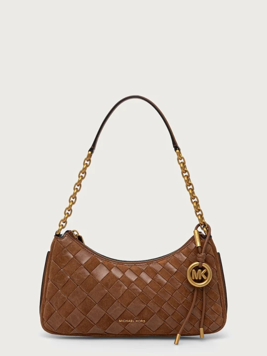 Zdjęcie produktu MICHAEL Michael Kors torebka hobo damska skórzana NOLITA brązowy