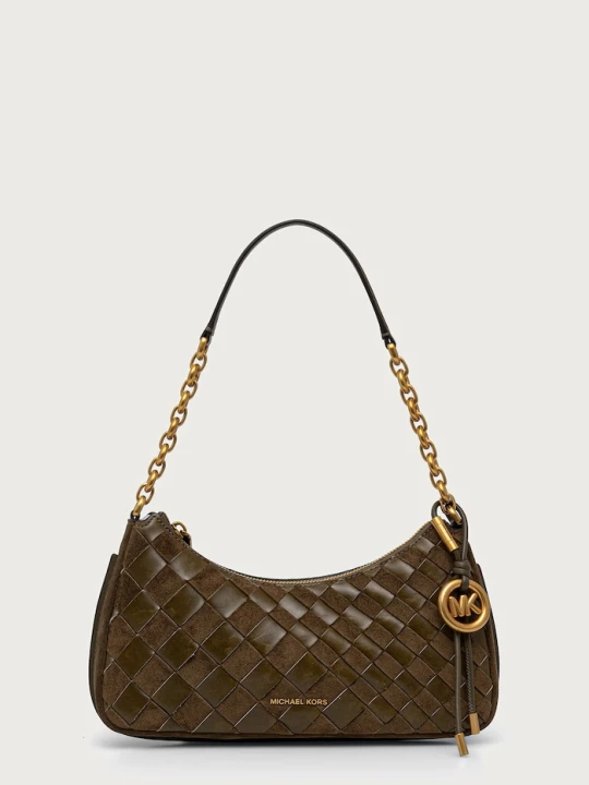 Zdjęcie produktu MICHAEL Michael Kors torebka hobo damska skórzana NOLITA zielony