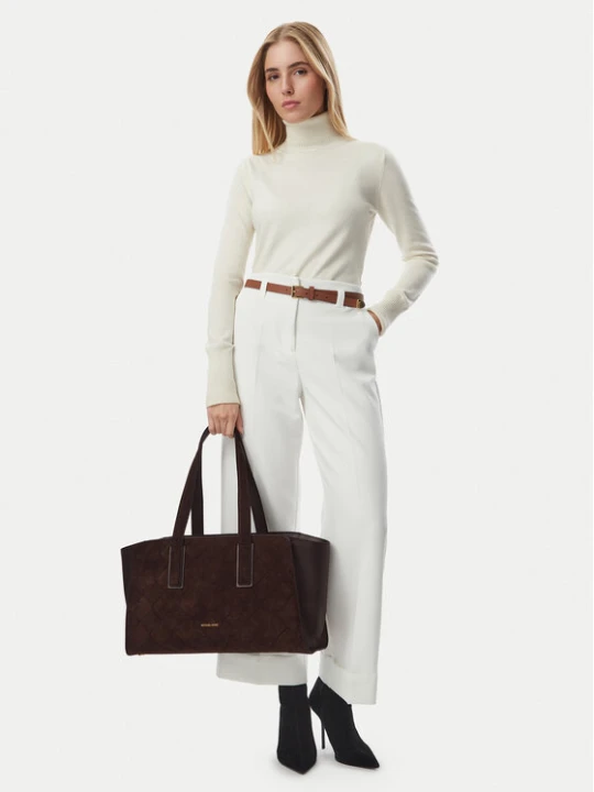 Zdjęcie produktu MICHAEL Michael Kors Torebka Hudson 33F6GHDT3X Brązowy ciemny