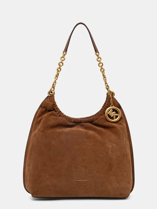Zdjęcie produktu MICHAEL Michael Kors torebka shopper damska skórzana brązowy