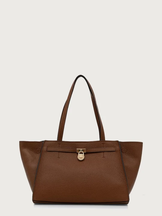 Zdjęcie produktu MICHAEL Michael Kors torebka shopper damska skórzana HAMILTON MODERNE brązowy