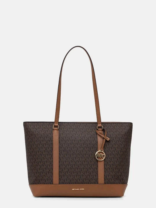 Zdjęcie produktu MICHAEL Michael Kors torebka shopper damska z imitacji skóry brązowy