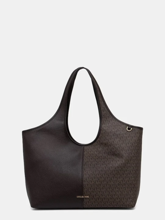 Zdjęcie produktu MICHAEL Michael Kors torebka shopper damska z imitacji skóry Henly brązowy