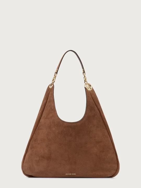 Zdjęcie produktu MICHAEL Michael Kors torebka shopper damska zamszowa ELLIE brązowy