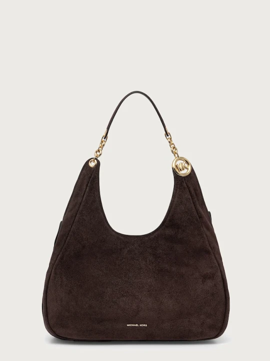 Zdjęcie produktu MICHAEL Michael Kors torebka shopper damska zamszowa ELLIE brązowy