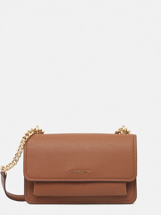 Zdjęcie produktu MICHAEL Michael Kors torebka skórzana brązowy