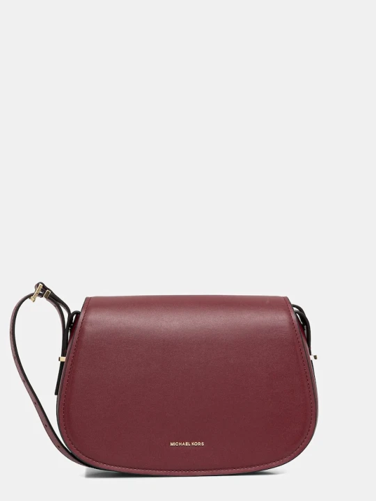 Zdjęcie produktu MICHAEL Michael Kors torebka skórzana bordowy
