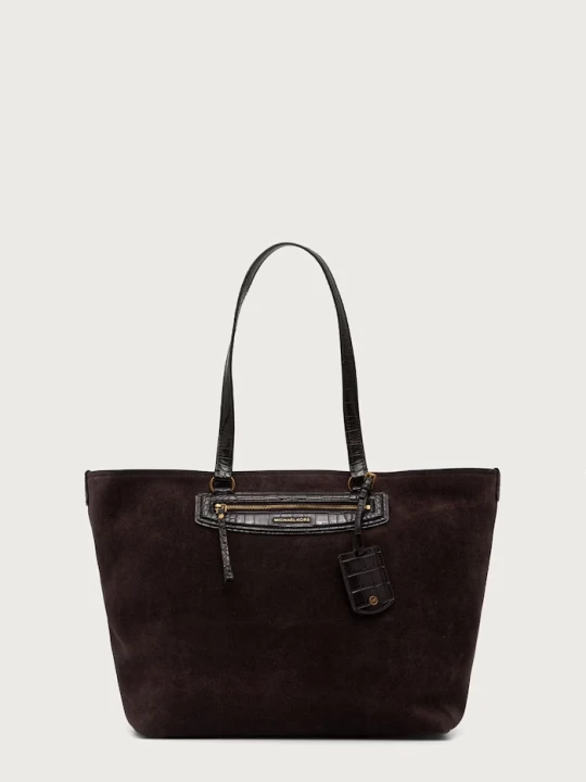 Zdjęcie produktu MICHAEL Michael Kors torebka tote damska zamszowa brązowy