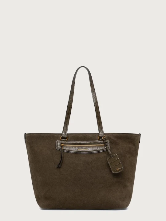 Zdjęcie produktu MICHAEL Michael Kors torebka tote damska zamszowa zielony