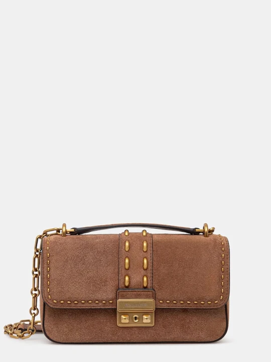 Zdjęcie produktu MICHAEL Michael Kors torebka crossbody damska zamszowa brązowy