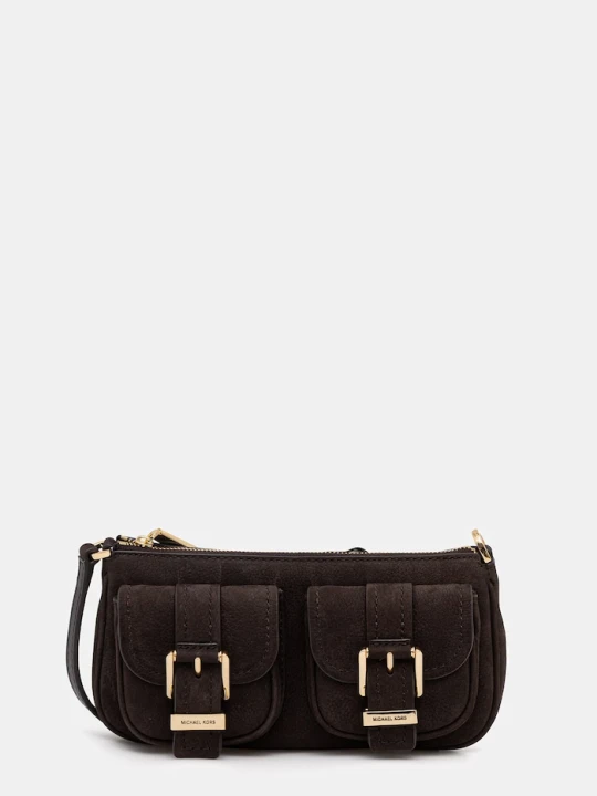 Zdjęcie produktu MICHAEL Michael Kors torebka zamszowa brązowy