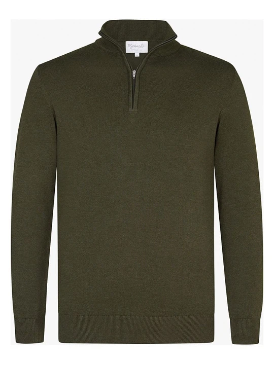 Zdjęcie produktu Michaelis Sweter w kolorze khaki rozmiar: L