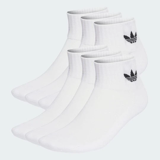 Zdjęcie produktu Mid Ankle Socks 6 Pairs Adidas biały