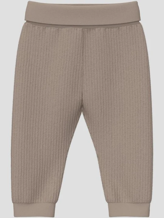 Zdjęcie produktu Miękkie sztruksowe spodnie joggingowe unisex ze ściągaczem w pasie s.Oliver brązowy