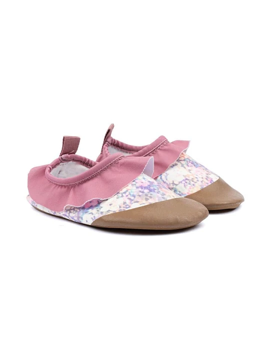 Zdjęcie produktu mikk-line Buty kąpielowe w kolorze różowo-jasnobrązowym rozmiar: 27/28