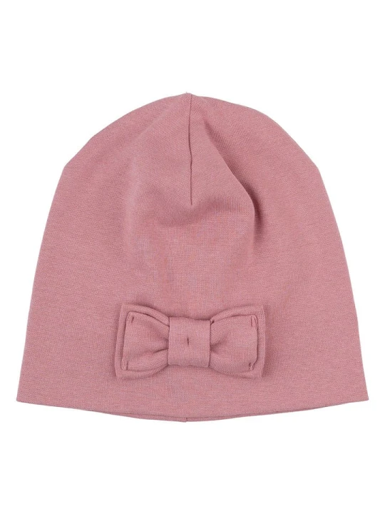 Zdjęcie produktu mikk-line Czapka beanie w kolorze jasnoróżowym rozmiar: 110/116