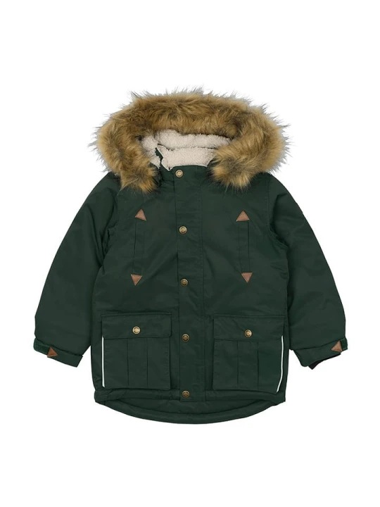 Zdjęcie produktu mikk-line Parka w kolorze zielonym rozmiar: 110