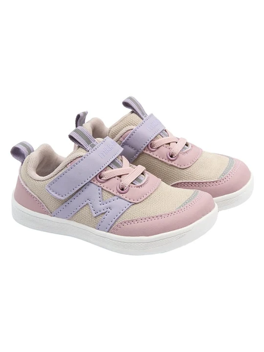 Zdjęcie produktu mikk-line Sneakersy w kolorze beżowo-fioletowym rozmiar: 27