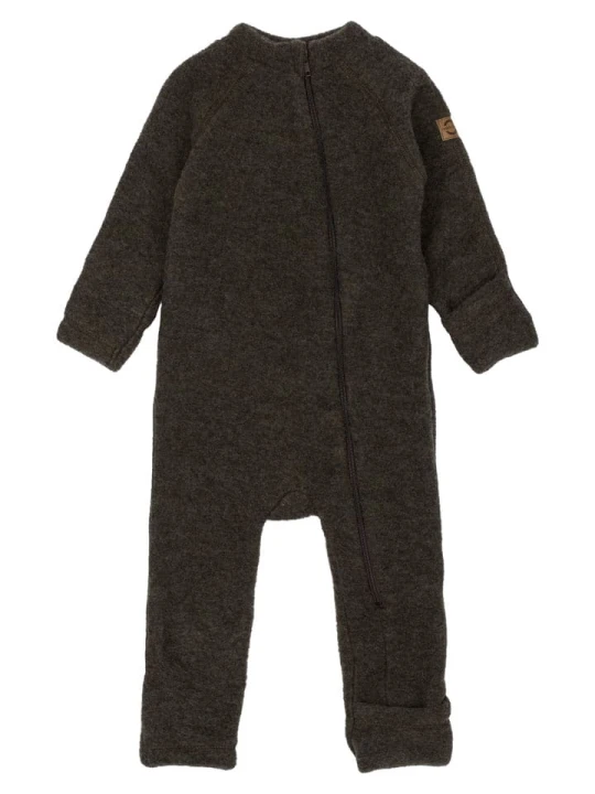 Zdjęcie produktu mikk-line Wełniany kombinezon w kolorze khaki rozmiar: 92