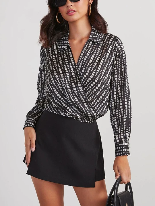 Zdjęcie produktu Milan Kiss Bluzka w kolorze czarnym rozmiar: XL