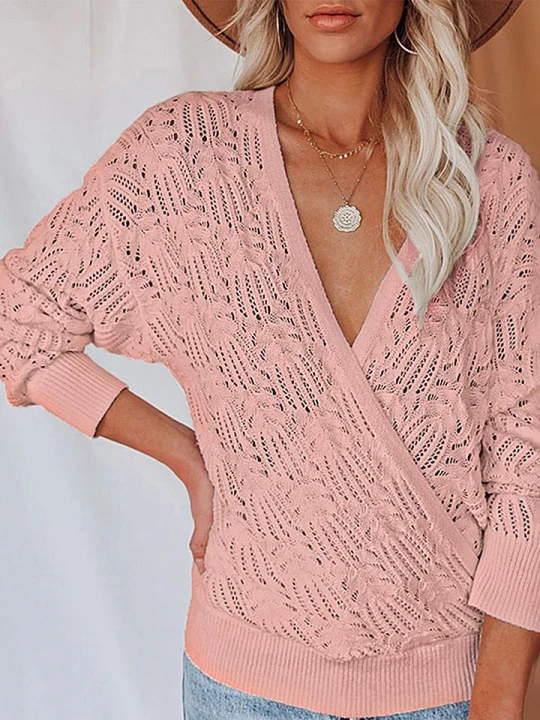 Zdjęcie produktu Milan Kiss Sweter w kolorze jasnoróżowym rozmiar: M