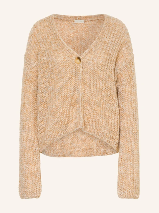 Zdjęcie produktu Milano Italy Dzianinowa Narzutka Z Błyszczącą Przędzą beige