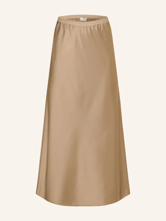 Zdjęcie produktu Milano Italy Spódnica Satynowa beige