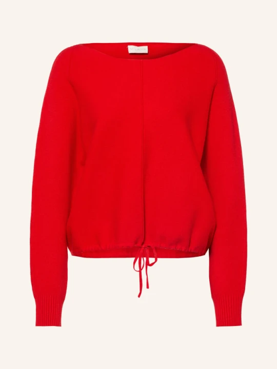 Zdjęcie produktu Milano Italy Sweter O Skróconym Kroju rot CZERWONY