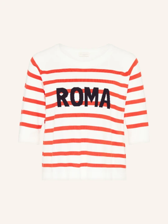 Zdjęcie produktu Milano Italy Sweter Oversize Z Rękawami 3/4 rot