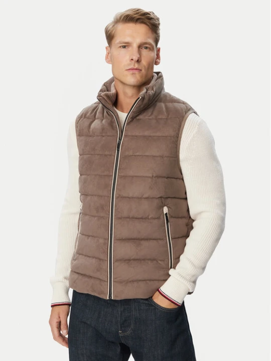 Zdjęcie produktu Milestone Bezrękawnik MSDawson 630372 60915 Beżowy ciemny Regular Fit
