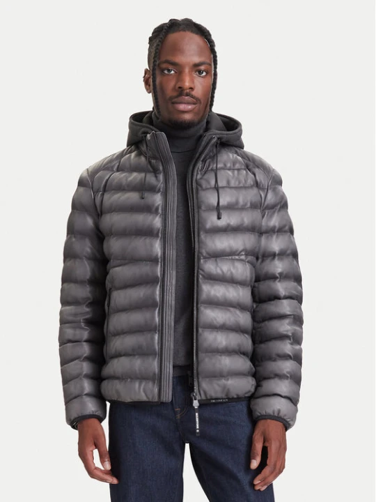 Zdjęcie produktu Milestone Kurtka skórzana MSHarvey 631068 60905 Szary ciemny Regular Fit