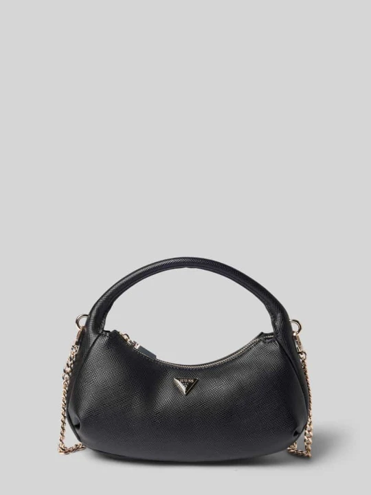 Zdjęcie produktu Mini hobo bags z materiał skóropodobny model 'GILDA' Guess Czarny