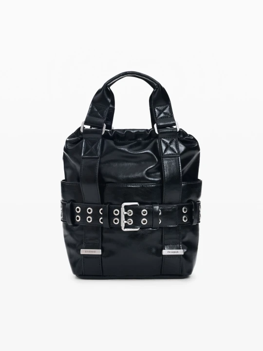Zdjęcie produktu Mini plecak z klamrą Desigual czarny