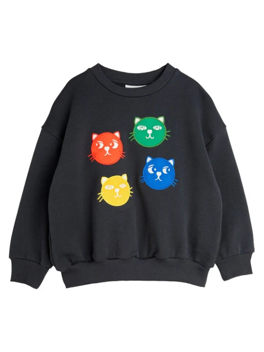 Zdjęcie produktu MINI RODINI Bluza Cool Cats 2512011999 Czarny Regular Fit