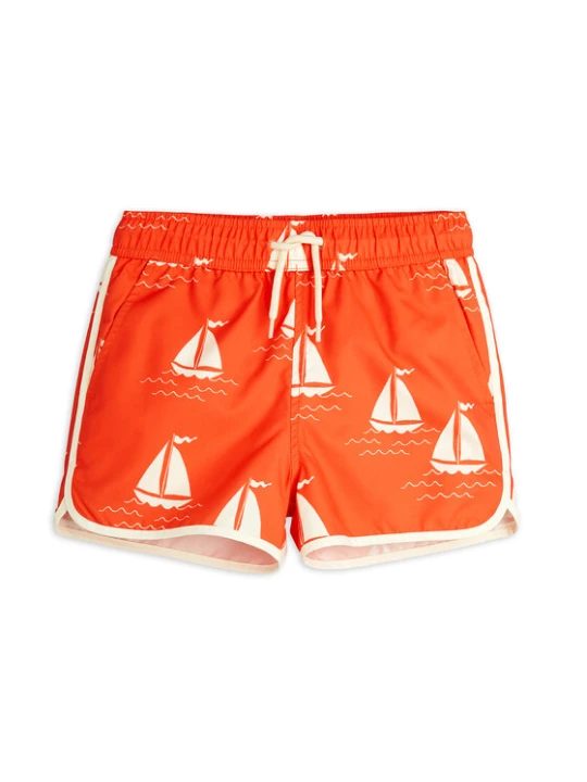 Zdjęcie produktu MINI RODINI Szorty kąpielowe 2528011342 Czerwony Regular Fit