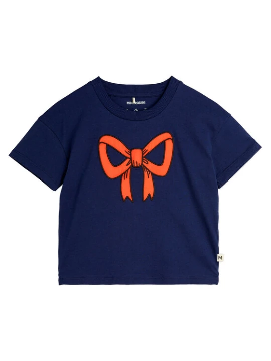 Zdjęcie produktu MINI RODINI T-Shirt Bow 2512012860 Granatowy Regular Fit
