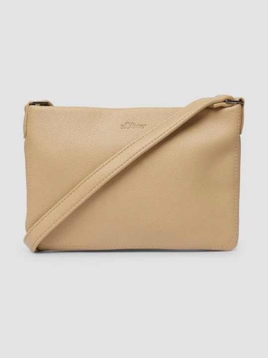 Zdjęcie produktu Mini torba z wytłoczonym logo s.Oliver brązowy