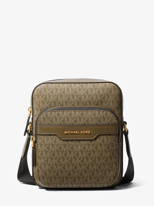 Zdjęcie produktu Miniaturowa torba podróżna Hudson z charakterystycznym logo Michael Kors LODEN (Zielony)