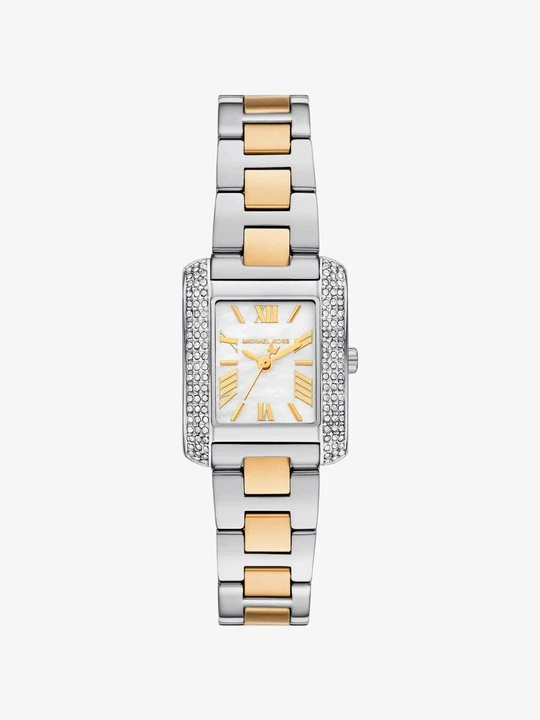 Zdjęcie produktu Miniaturowy zegarek Emery w stylu pavé w dwóch kolorach Michael Kors