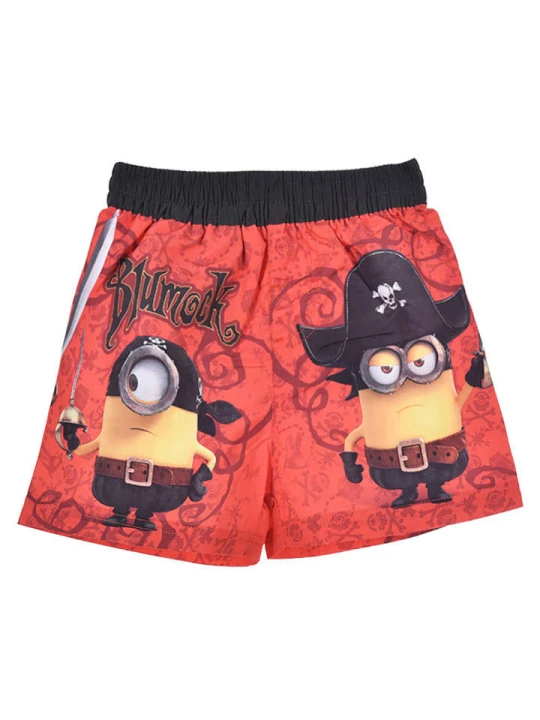 Zdjęcie produktu Minions Szorty kąpielowe "Minions" w kolorze żółto-czerwonym rozmiar: 98