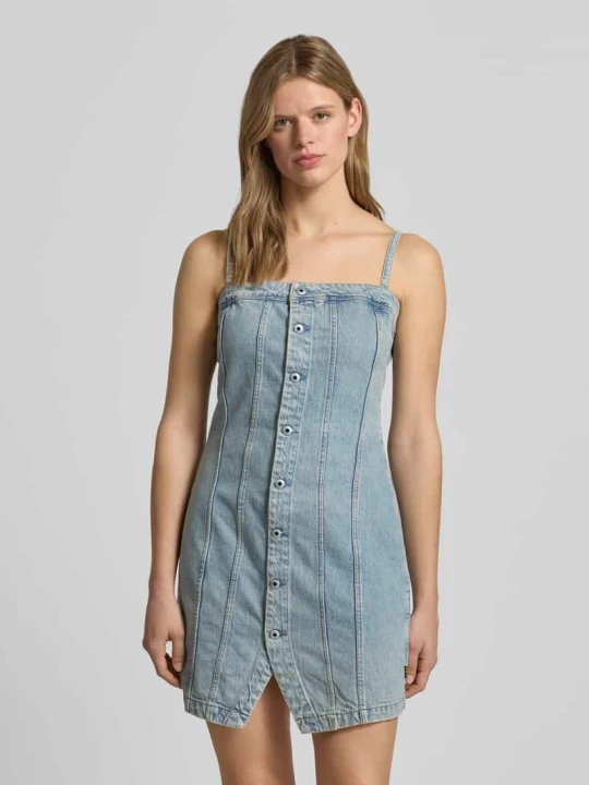 Zdjęcie produktu Minisukienka o kroju slim fit w wyglądzie denimu G-Star Raw Jeansowy niebieski melanż