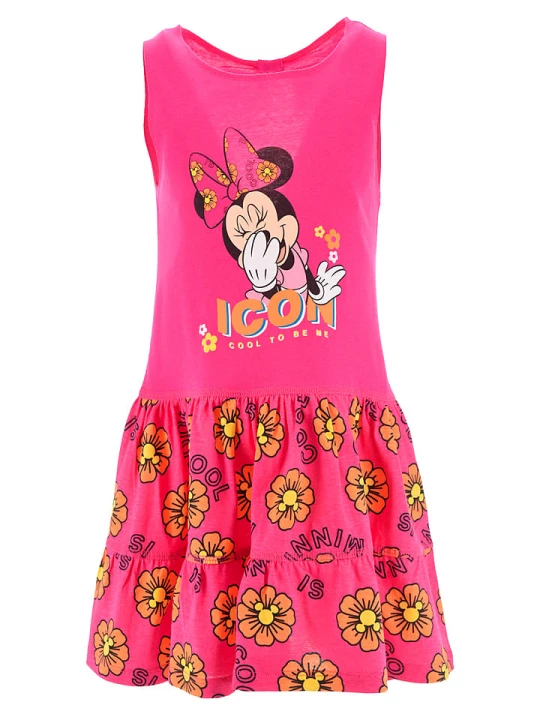 Zdjęcie produktu Disney Minnie Mouse Sukienka "Minnie" w kolorze różowym ze wzorem rozmiar: 98