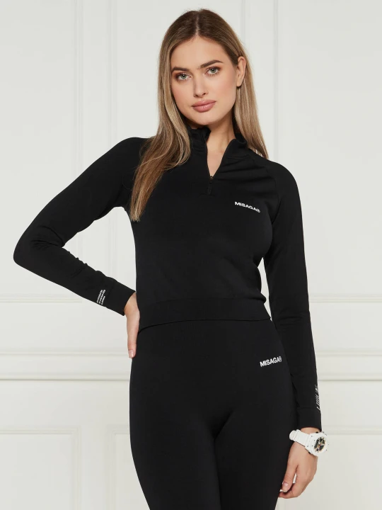 Zdjęcie produktu MISAGA Bluzka MISAGA | Slim Fit czarny