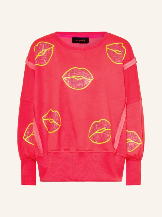 Zdjęcie produktu Miss Goodlife Bluza Z Kamieniami Ozdobnymi pink