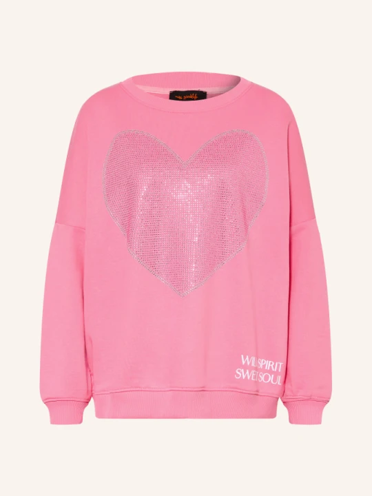 Zdjęcie produktu Miss Goodlife Bluza Z Kamieniami Ozdobnymi pink